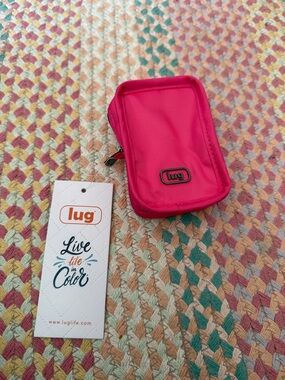 LUG Drizzle Powerful Pink Keychain Pouch NWT